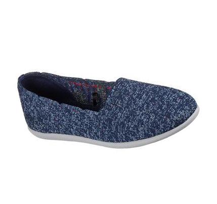 Dámské Flats Skechers Cleo Sportovní - Soo Groovy Tmavě Blankyt Blankyt | CZ_A803G