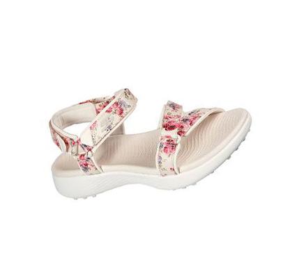 Dámské Golfové Boty Skechers GO GOLF 600 Sandal - Garden Béžový Viacfarebný | CZ_3328A