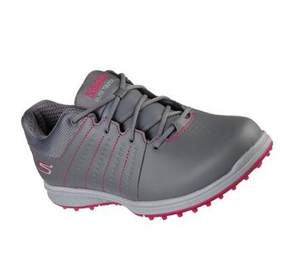 Dámské Golfové Boty Skechers GO GOLF Elite Tour SL Šedé Růžové | CZ_3403D