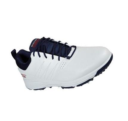 Dámské Golfové Boty Skechers GO GOLF Torque Pro Bílé Tmavě Blankyt | CZ_3676S