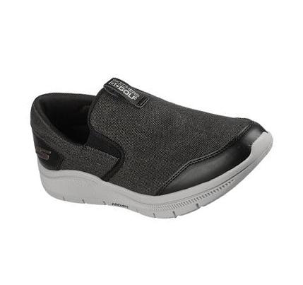 Dámské Golfové Boty Skechers Relaxed Fit: GO GOLF Arch Fit Walk Černé Šedé | CZ_38034