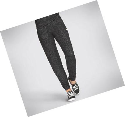 Dámské Kalhoty Jogger Skechers BOBS Heart Cozy Černé | CZ_5509D