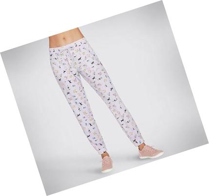 Dámské Kalhoty Jogger Skechers BOBS Spotted Dog Levandule | CZ_5247G