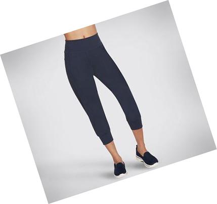 Dámské Kalhoty Jogger Skechers GOWALK Evolution Crop Tmavě Blankyt | CZ_5197D