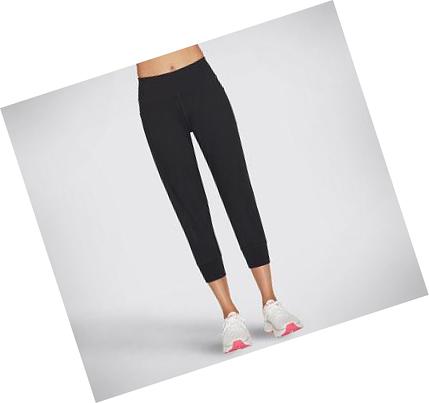 Dámské Kalhoty Jogger Skechers GOWALK Evolution Crop Černé | CZ_5209X