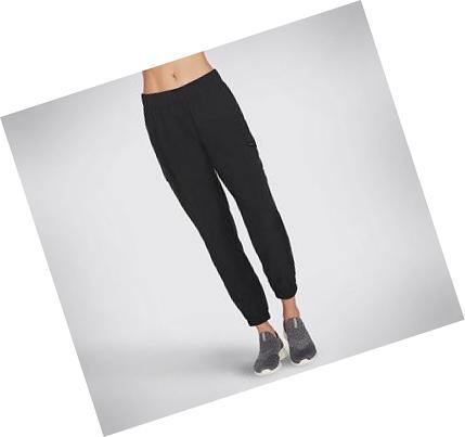 Dámské Kalhoty Jogger Skechers Relaxed Cargo Černé | CZ_52445