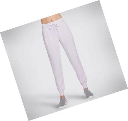 Dámské Kalhoty Jogger Skechers SKECHLUXE Restful Levandule | CZ_5347D