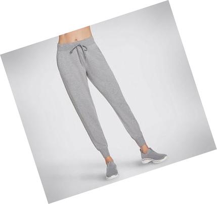 Dámské Kalhoty Jogger Skechers SKECHLUXE Restful Šedé | CZ_5359P