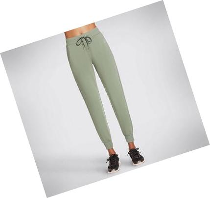 Dámské Kalhoty Jogger Skechers SKECHLUXE Restful Zelene | CZ_53698