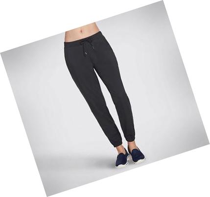 Dámské Kalhoty Jogger Skechers Skech-Knit Midrise Černé | CZ_5222B