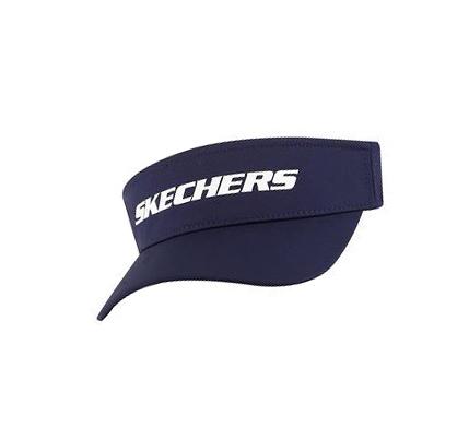 Dámské Klobouky Skechers Logo Sun Visor Tmavě Blankyt | CZ_A797B