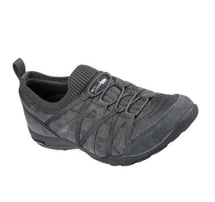 Dámské Mokasíny Skechers Arch Fit Comfy - Bold Statement Šedé | CZ_40745