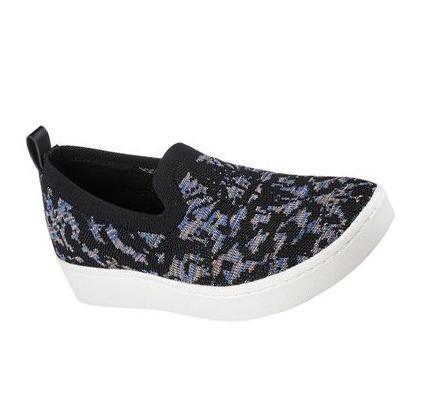 Dámské Mokasíny Skechers Arch Fit Cup - Free Blossom Černé | CZ_3888L