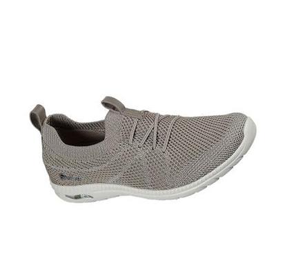 Dámské Mokasíny Skechers Arch Fit Flex Šedé Hnědé | CZ_4174L