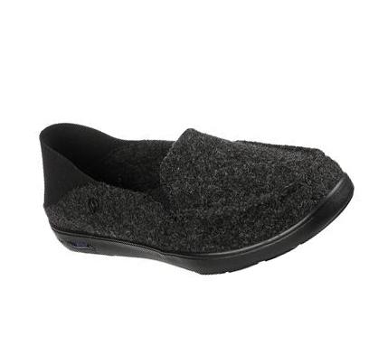 Dámské Mokasíny Skechers Arch Fit Lounge - Peaceful Černé Šedé | CZ_A654K
