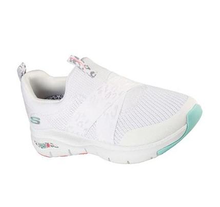 Dámské Mokasíny Skechers Arch Fit - Modern Rhythm Bílé Viacfarebný | CZ_4523Q