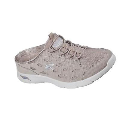 Dámské Mokasíny Skechers Arch Fit Refine - Lucky Breeze Šedé Hnědé | CZ_4424W