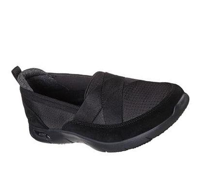 Dámské Mokasíny Skechers Arch Fit Refine - Oceanic Černé | CZ_6249X