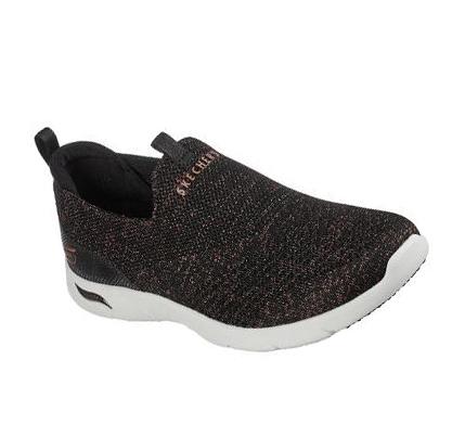 Dámské Mokasíny Skechers Arch Fit Refine - Showcase Černé | CZ_7199D