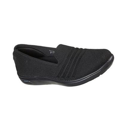 Dámské Mokasíny Skechers Arch Fit Uplift - Cutting Edge Černé | CZ_4263Q