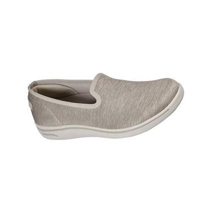 Dámské Mokasíny Skechers Arch Fit Uplift - Perceived Šedé Hnědé | CZ_4674R