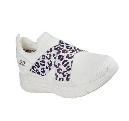 Dámské Mokasíny Skechers BOBS B Flex - Kitty Kickstart Bílé | CZ_70794