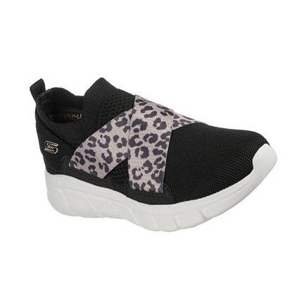 Dámské Mokasíny Skechers BOBS B Flex - Kitty Kickstart Černé | CZ_7104L