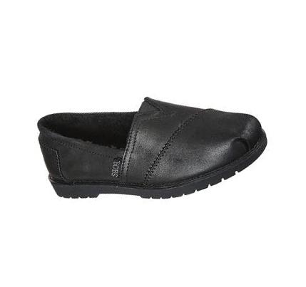 Dámské Mokasíny Skechers BOBS Chill Lugs - Urban Spell Černé | CZ_6504W