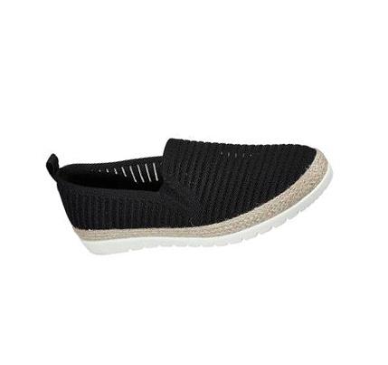 Dámské Mokasíny Skechers BOBS Flexpadrille 3.0 - Pastel Sky Černé | CZ_4954L