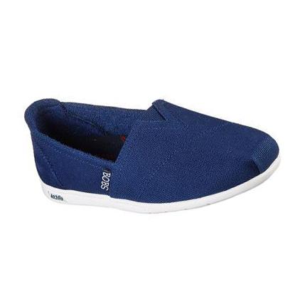 Dámské Mokasíny Skechers BOBS Plush Arch Fit - For3ver Luv Tmavě Blankyt | CZ_51790