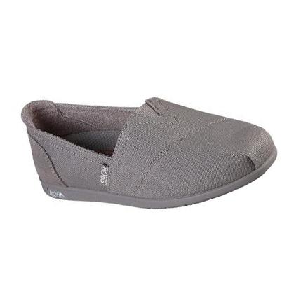 Dámské Mokasíny Skechers BOBS Plush Arch Fit - For3ver Luv Šedé | CZ_5229P