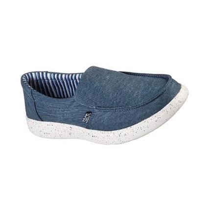 Dámské Mokasíny Skechers BOBS Skipper - Seaside Star Tmavě Blankyt | CZ_3299D