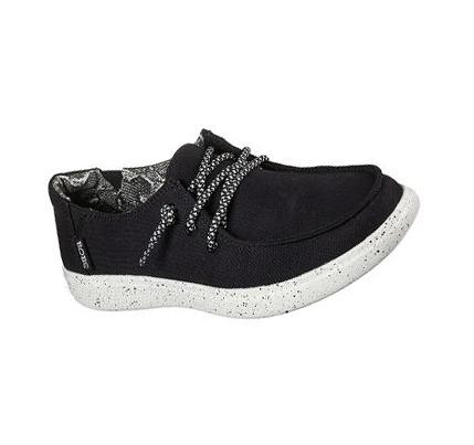 Dámské Mokasíny Skechers BOBS Skipper - Tide Pool Černé | CZ_6554K