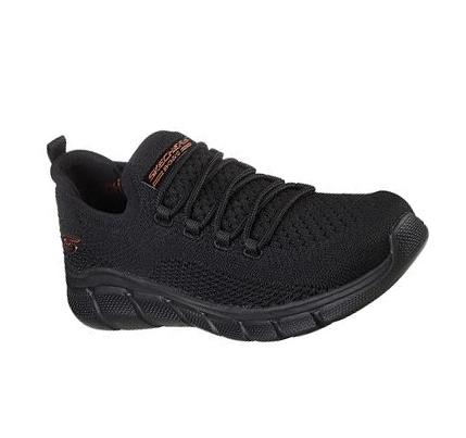 Dámské Mokasíny Skechers BOBS Sportovní B Flex - Color Connect Černé | CZ_66090