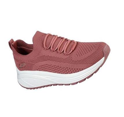 Dámské Mokasíny Skechers BOBS Sportovní Sparrow 2.0 - Allegiance Crew Růžové | CZ_I323D