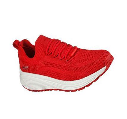 Dámské Mokasíny Skechers BOBS Sportovní Sparrow 2.0 - Allegiance Crew Červené | CZ_I373G