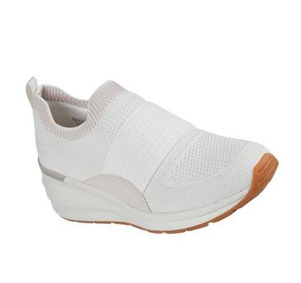 Dámské Mokasíny Skechers Billion - Over the Top Bílé | CZ_7349D