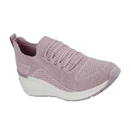 Dámské Mokasíny Skechers Billion - Woven Walks Fialové | CZ_7374C