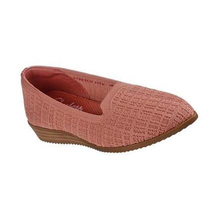 Dámské Mokasíny Skechers Cleo Sawdust Růžové | CZ_4779G