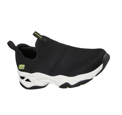 Dámské Mokasíny Skechers D'Lites 4.0 - Perfect Flow Černé Bílé | CZ_4413E