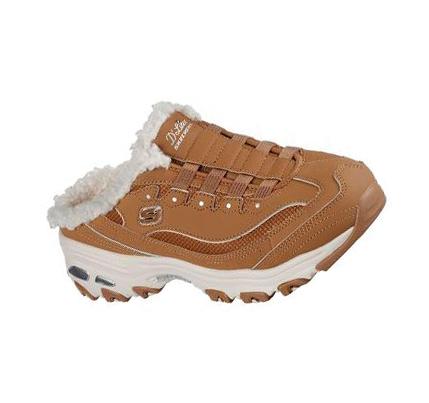 Dámské Mokasíny Skechers D'Lites - Comfy Steps Hnědé | CZ_4338B