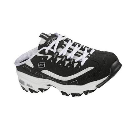 Dámské Mokasíny Skechers D'Lites - Full Bliss Černé Bílé | CZ_4388R