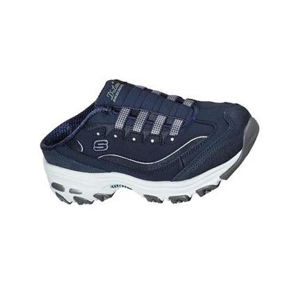 Dámské Mokasíny Skechers D'lites - Resilient Tmavě Blankyt Bílé | CZ_I213D