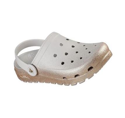 Dámské Mokasíny Skechers Foamies: Arch Fit Footsteps - Sparks Fly Béžový Zlaté | CZ_5454R