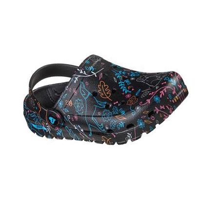 Dámské Mokasíny Skechers Foamies: Arch Fit Footsteps - Flower Pups Černé Viacfarebný | CZ_5579B