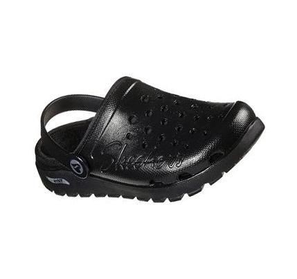 Dámské Mokasíny Skechers Foamies: Arch Fit Podšité Footsteps - Cozy Up Černé | CZ_5754L