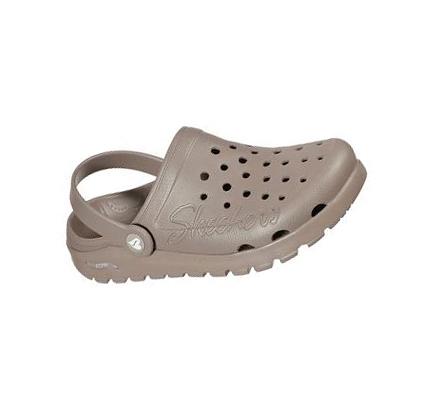 Dámské Mokasíny Skechers Foamies: Arch Fit Footsteps - Pure Joy Šedé Hnědé | CZ_57794