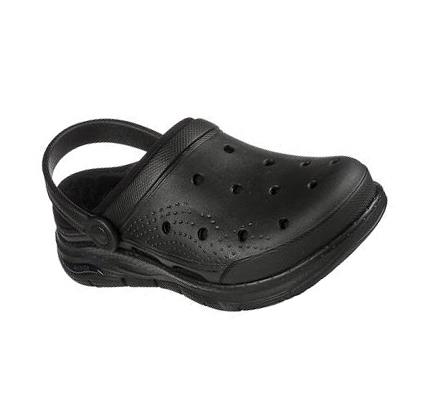 Dámské Mokasíny Skechers Foamies: Arch Fit Podšité - Cuddle Life Černé | CZ_6079G
