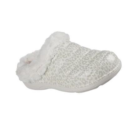 Dámské Mokasíny Skechers Foamies: Cozy Camper Podšité - Snow Leopard Bílé | CZ_A246S