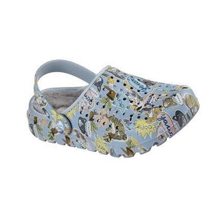 Dámské Mokasíny Skechers Foamies: Footsteps Podšité - Witty Kitty Blankyt Viacfarebný | CZ_I3965